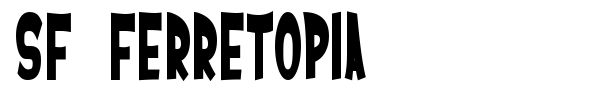 SF Ferretopia font preview